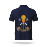 Elephant Meets the Backwaters Polo T Shirt