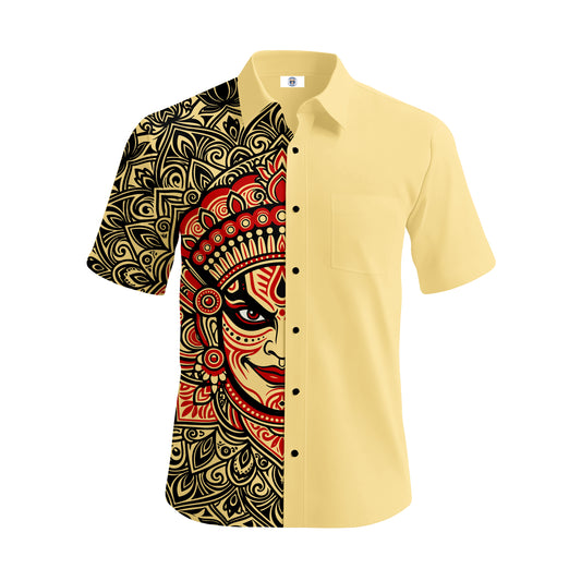 Theyyam Half Hand Printed Premium Shirt